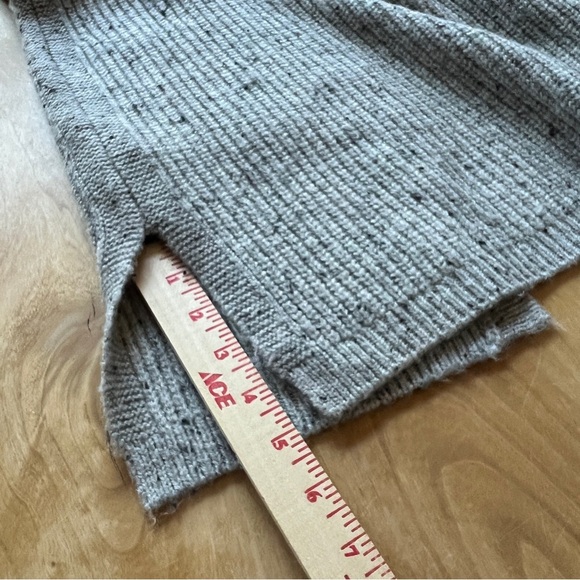 KUHL IDA CARDIGAN SWEATER POCKET OPEN FRONT GRAY SPECKLED KNIT BLEND SOFT COZY S - Picture 11 of 12